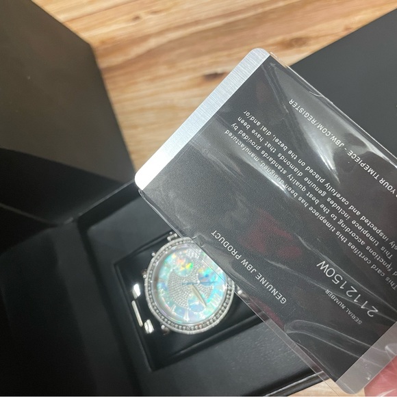 $1930 MSRP| JBW Luxury Womens Victory 160 Diamonds Mother of Pearl face, New main image 11